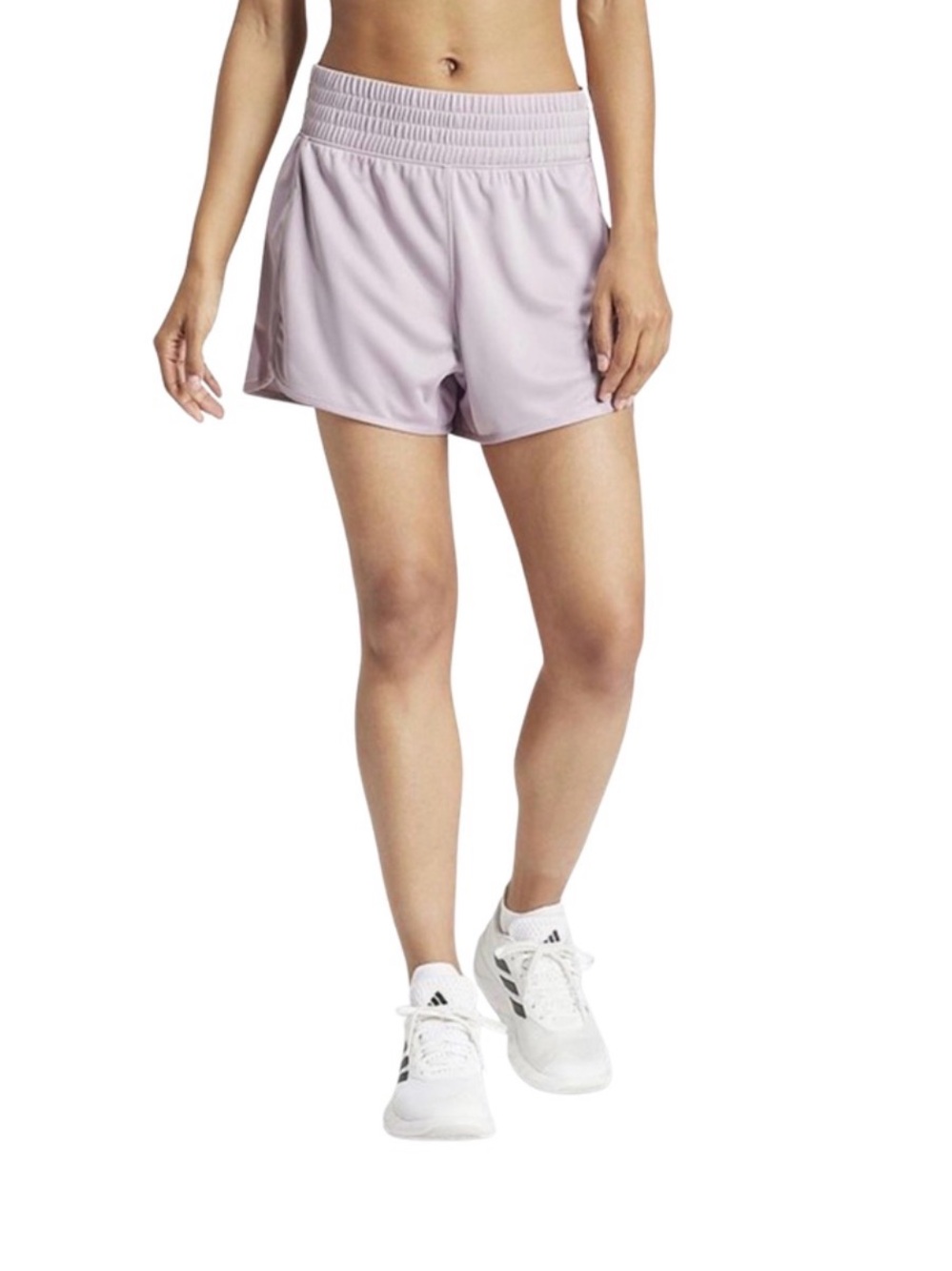 Adidas - Pacers Essentials Knit High-Rise Shorts